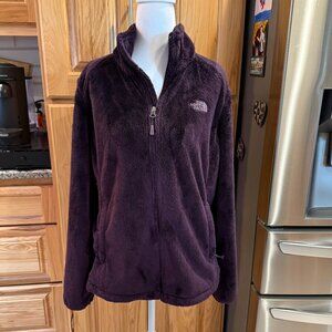 North Face Osito Fleece Jacket, Dark Purple, Size Large, EUC!!!
